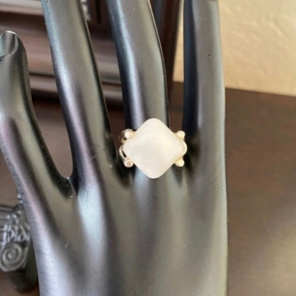 Jewelry - Sterling silver 925 ring White stone